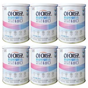 일동후디스 하이뮨 프로틴밸런스&바디 단백질 304g 6통+보틀+스푼