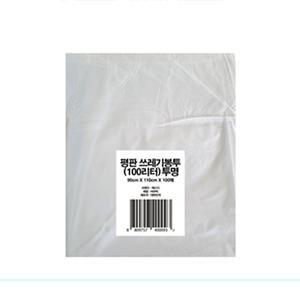 디에스 평판쓰레기봉투 투명 100L(100매입)