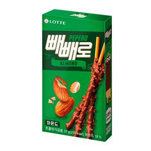 롯데웰푸드 빼빼로 아몬드, 37g, 20개