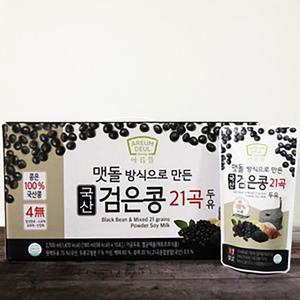[본사직영] 아름뜰 100% 국산 검은콩 21곡두유 45팩 (착향료 소포제 유화제 안정제 無첨가)