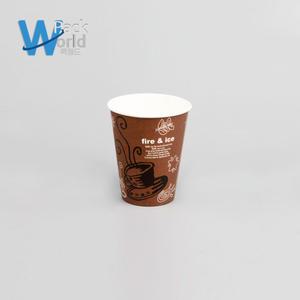 8온스 종이컵 테이크아웃 커피잔 브라운 1000개