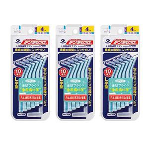 일본 잭스 덴탈프로 치간칫솔 L자형, 4호, 10P, 1개