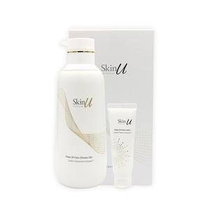 스킨유 소프트앤모어 138 딥오일 케어 샤워젤 세트 (샤워젤450ml+로션50g) G
