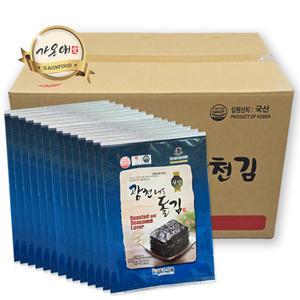 [가온애] 광천김 재래 전장돌김 (36봉) 1박스 / 김 광천 돌김 재래김 전장김 구운돌김  김1박스