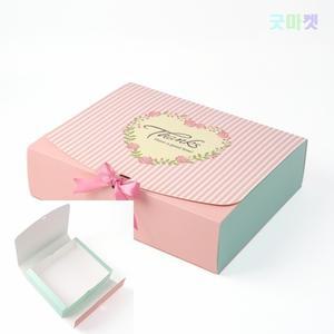 굿마켓 리본선물상자 10P 31X25CM 종이포장박스 선물용박스