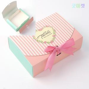 굿마켓 리본선물상자 10P 16.5X11.5CM 생일선물포장 미니선물상자