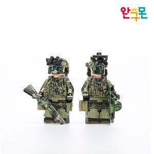 완구몬 레고 육군 특수부대 5종 세트 경찰 군인 밀리터리