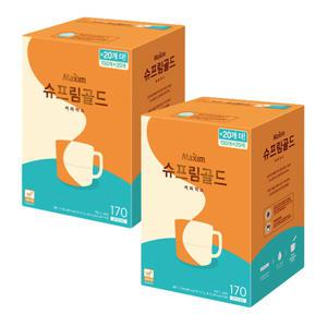 맥심 슈프림골드 커피믹스 스틱 170T 2개