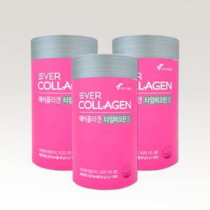 에버콜라겐 타임비오틴 셀 김사랑 콜라겐 분말 스틱 3개월 3통