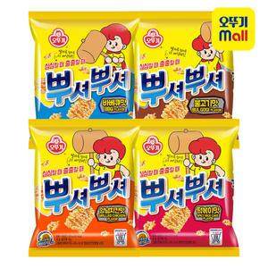 오뚜기 뿌셔뿌셔 바베큐맛/불고기맛/양념치킨맛/떡볶이맛 24개 골라담기