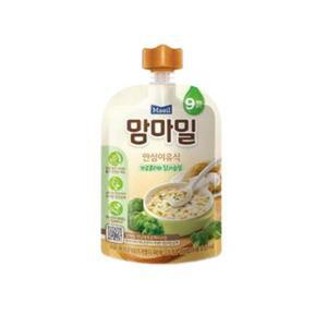 맘마밀 안심이유식 브로콜리와 닭가슴살 100g 10개