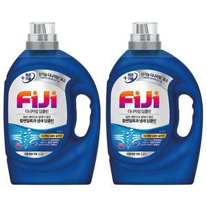 피지 디나자임 딥클린 액체세제 겸용 프레쉬, 2.2L, 2개