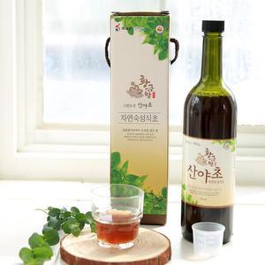 국내산 100% 산야초 자연숙성 발효식초 750ml 1병 5년 숙성 건강식초