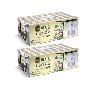 베지밀 5060 시니어 두유 검은콩 190ml 48개 (24개 x 2)