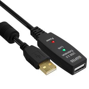 디옵텍 justlink USB 2.0 무전원 리피터 연장 케이블 (USB10EXT, 10m)