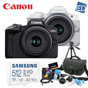 [캐논 정품] EOS R50 /RF S18-45mm /512G+9종패키지/ED