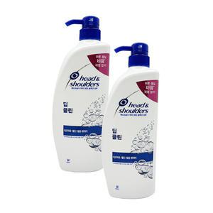 헤드앤숄더 딥 클린 샴푸 850ml x 2개
