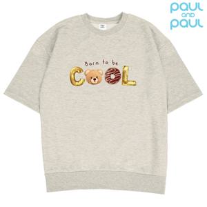 [폴앤폴][폴앤폴] COOL 오버핏 반팔 맨투맨 5컬러 남여공용