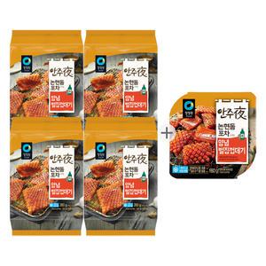 청정원 안주야 양념벌집껍데기, 260g, 4개 + 양념벌집껍데기, 160g, 1개