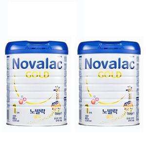노발락 골드 1단계 800gx2캔 총1.6kg 프랑스 유럽분유 선물영유아 방문 모임