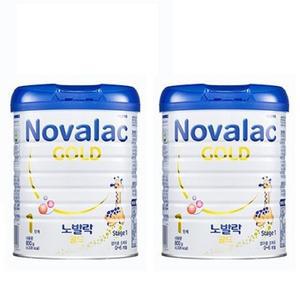 노발락 골드 1단계 800gx2캔 총1.6kg 프랑스 유럽분유 영유아 선물 방문 모임
