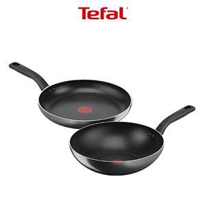 [테팔]테팔 티타늄 1X 쿡이지 프라이팬 2종 세트 (팬28+웍28)