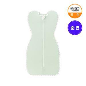 [나비잠] 속싸개 순면 민트 M 1개