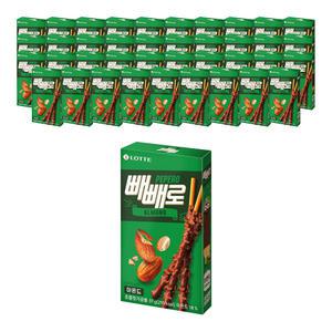 롯데웰푸드 빼빼로 아몬드, 37g, 40개