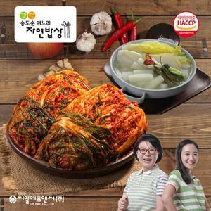 [신세계라이브쇼핑]깐깐 송도순 포기김치5kg + 동치미 3kg