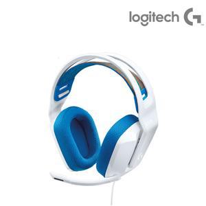 [로지텍코리아] G335 유선 초경량 게이밍 헤드셋 (화이트)
