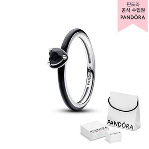 [롯데백화점]판도라 [백화점 보증서 제공]미 블랙 샤크라 하트 링_193088C01