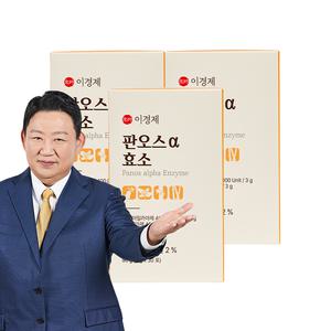 이경제 판오스 알파 소화 한방 효소 3g 90포 / 3박스 3개월 분