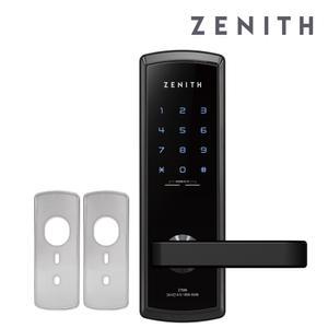 셀프시공 제니스 무타공 디지털도어락 Z700N+보강판 현관문도어락 번호키