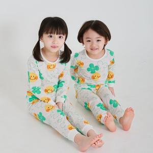 [알록달록]국산 쟈가드 긴팔실내복(럭키스마일) 유.아동잠옷