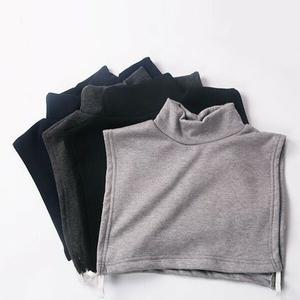 [하프클럽/옷자락]여성 겨울 간절기 페이크 목폴라 냉기 막는 민소매 폴라티