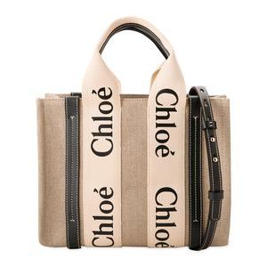 [끌로에] 여성 우디 화이트/블루 토트백 CHC22AS397I26 91J