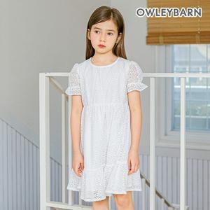 [보리보리/올리반]올리반 퓨어펀칭원피스(화이트)
