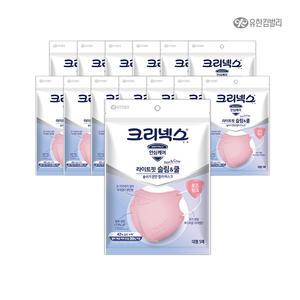 크리넥스 라이트핏 쿨마스크 대형 5Px14개_핑크 [ 총70매 ]