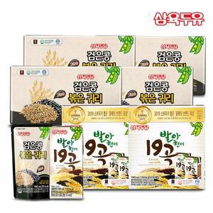 [하프클럽/삼육두유](m)삼육두유 검은콩 볶은귀리 60팩 + 발아현미19곡 32팩(총 92팩)