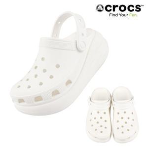 크록스 CROCS 남여공용 클래식 크러쉬 클로그 207521-100 화이트