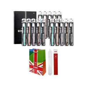 켄트 시그니처 블랙 초극세모 칫솔 15P(분 1P포함)+칫솔케이스+쇼핑백