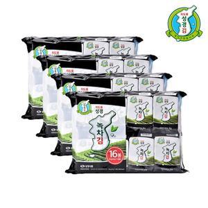 성경식품 녹차 도시락김(4g) 64봉
