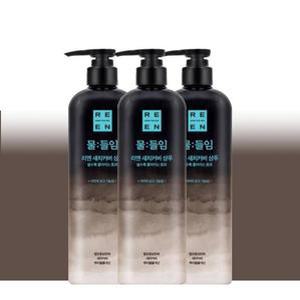 리엔물들임샴푸 새치샴푸 염색샴푸 자연갈색 550ml 3개 / SN