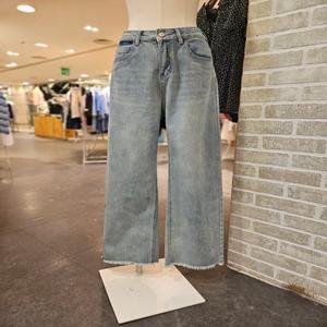 [대구백화점] [레코브]와이드 밑단 데끼 데님 팬츠(LC31D5DP513X)