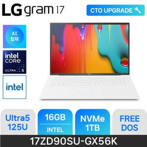 ND X  LG 2024 그램17인치 X 17ZD90SU-GX56K ( RAM 16GB / SSD 1TB )