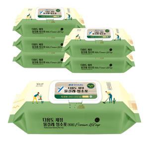녹색나라 다용도 세정 물걸레 청소포 캡형 특대형 25p