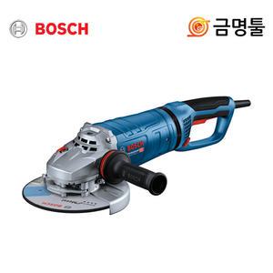 보쉬 GWS27-180JR 그라인더 180mm 2700W 90도 회전핸들 유선 그라인다 바닥연마 철재절단