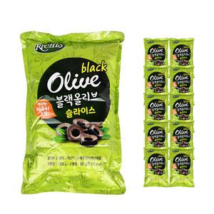 동서 리치스 슬라이스 블랙올리브 1.6kg /파우치 한박스 (1.6kg x 10ea)