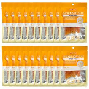 애니펫 소프트 닭가슴살 슬라이스 100g X 20개 강아지 간식