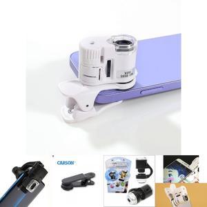 60배율 집게형 LED 스마트폰 현미경/휴대폰/확대경/핸드폰/카메라/확대/검사기/폰/셀카/렌즈/셀폰/스마트